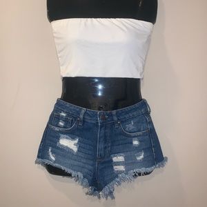 NWOT high waisted jean shorts!